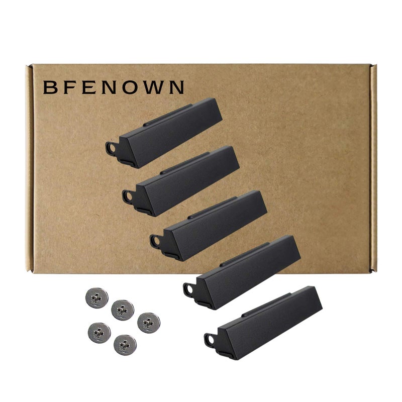 Bfenown [ 5 Pack ] Bfenown Replacement HDD SSD Hard Drive Caddy Cover for DELL Latitude 6510 E6510 M4500 (HDD Screws Included) - Image 1